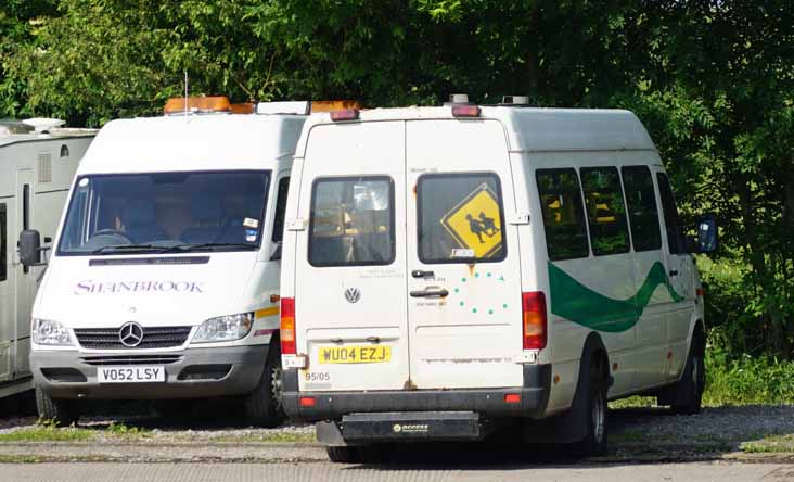 Swanbrook Mercedes Sprinter VO52LSY & Volkswagen WU04EZJ